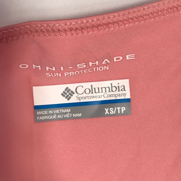 Columbia Omni shade dress Tank top Sun protection New NWT Size XS Coral pink - Picture 3 of 9